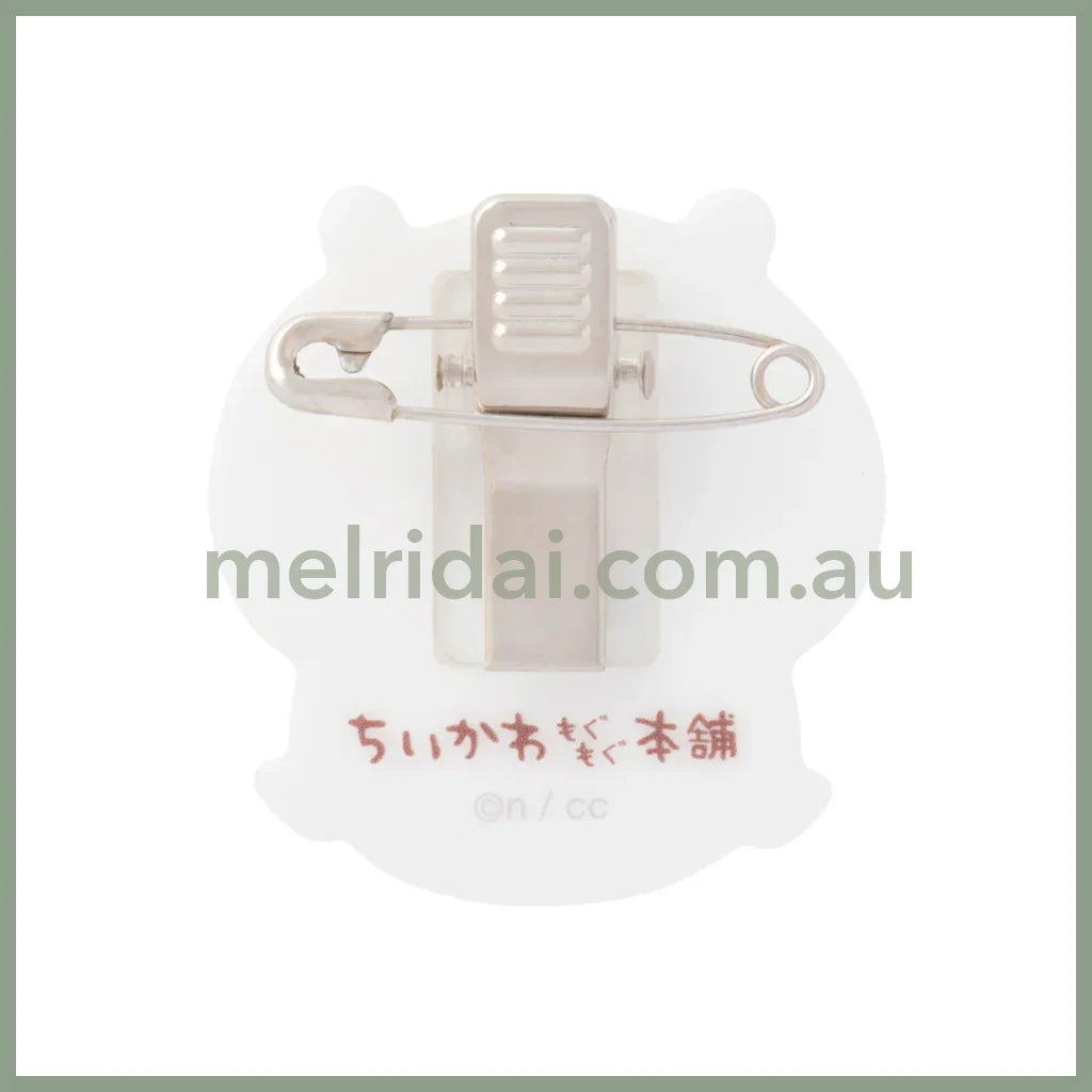 CHIIKAWA | Acrylic Badge 60×40mm (Chiikawa)
