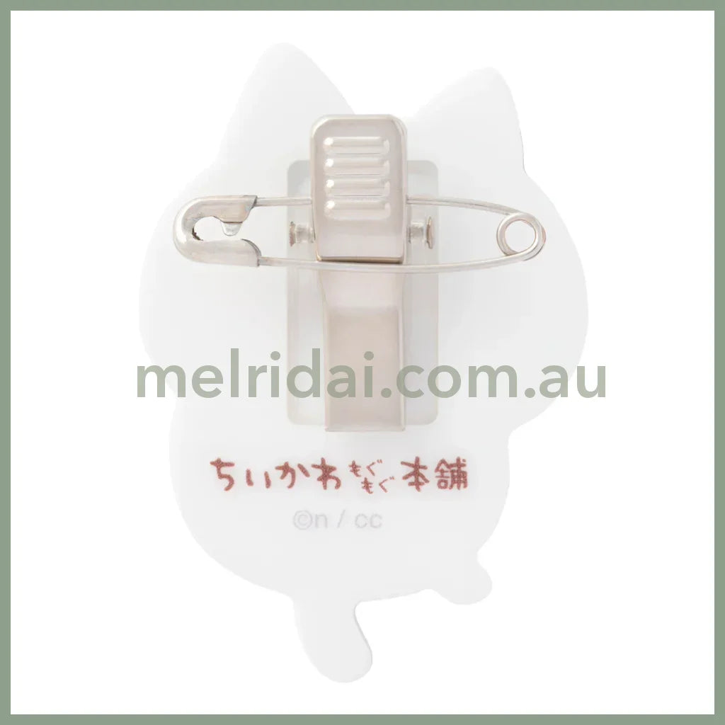 CHIIKAWA | Acrylic Badge 60×40mm (Hachiware)
