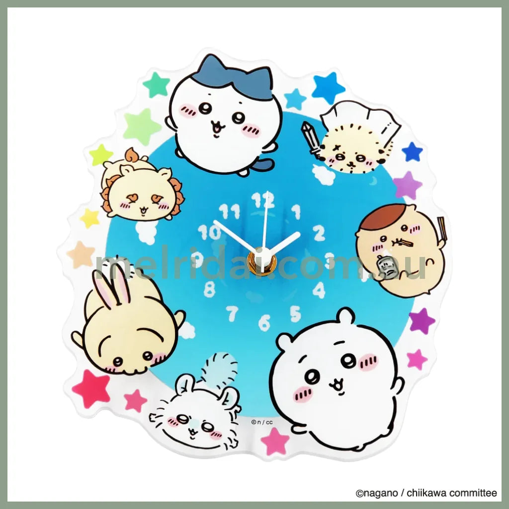 Chiikawa | Acrylic Clock What A Small And Cute Wall Clock H200 X W188Mm 吉伊卡哇