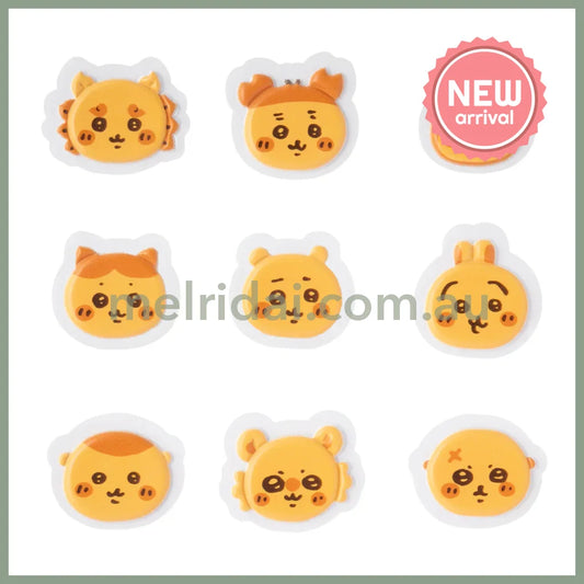 CHIIKAWA | Bakery Puffy Flake Stickers 18 pieces (Little Bread)