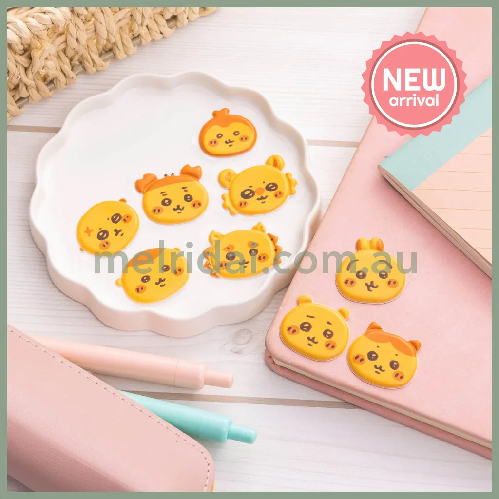 CHIIKAWA | Bakery Puffy Flake Stickers 18 pieces (Little Bread)