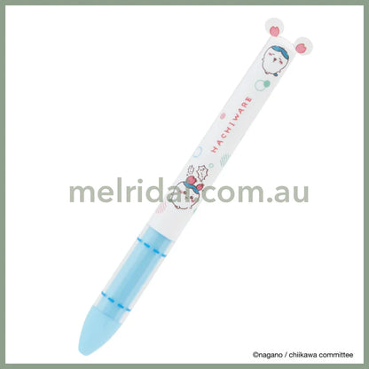 Chiikawa | Ballpoint Pen Black & Red 吉伊卡哇 双色圆珠笔（黑色&红色） Hachiware 八字喵/小八/小蓝
