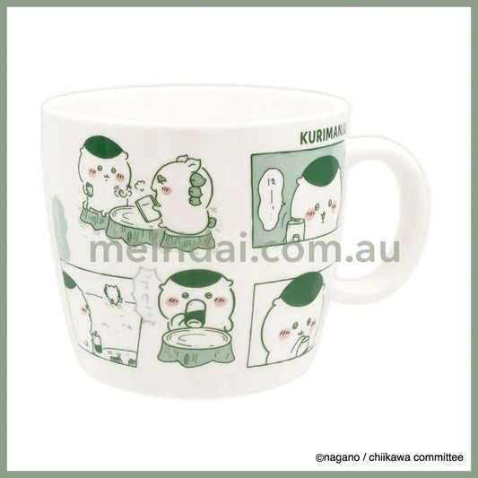 CHIIKAWA | Ceremic Mug Dishwasher Safe 136×H90mm (Kurimanju - One More Cup)
