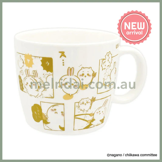 CHIIKAWA | Ceremic Mug Dishwasher Safe 136×H90mm (Usagi - Uya-Hah!!)