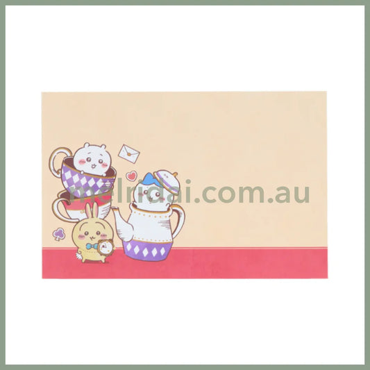 Chiikawa | Die-Cut Letter Envelope Set (Wonder Tea Time)