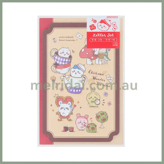Chiikawa | Die-Cut Letter Envelope Set (Wonder Tea Time)