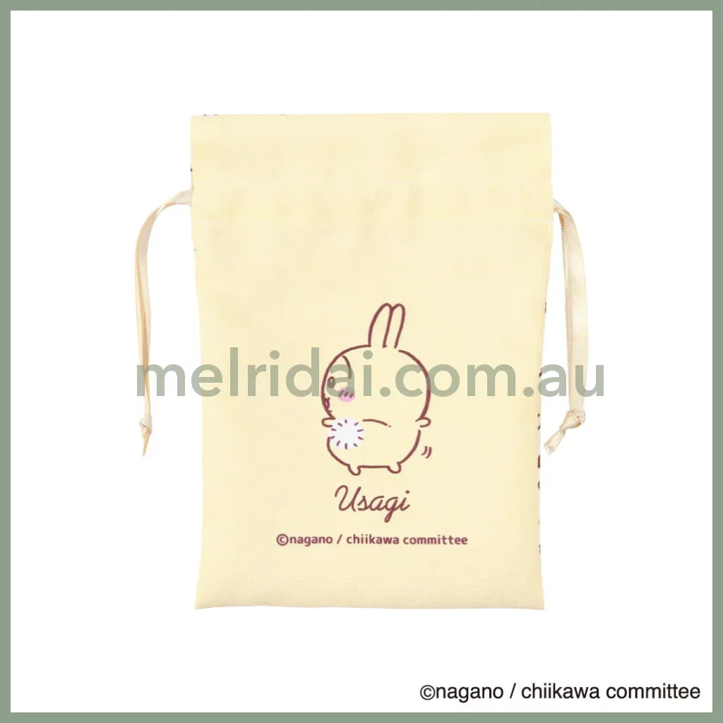 Chiikawa | Drawing Pouch H180×W130Mm 吉伊卡哇 抽绳束口袋/收纳袋 正反图案