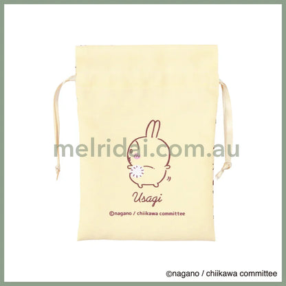 Chiikawa | Drawing Pouch H180×W130Mm 吉伊卡哇 抽绳束口袋/收纳袋 正反图案