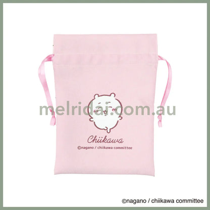 Chiikawa | Drawing Pouch H180×W130Mm 吉伊卡哇 抽绳束口袋/收纳袋 正反图案