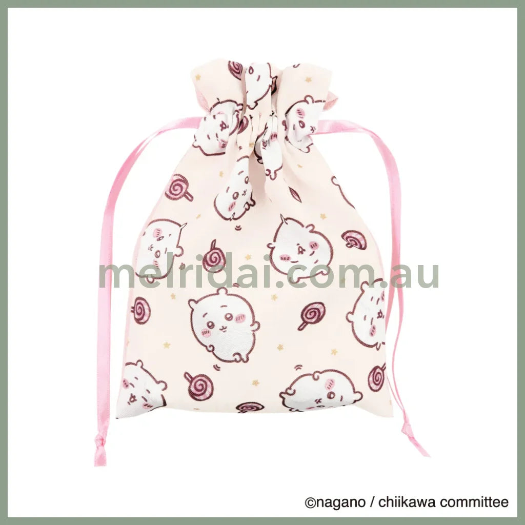 Chiikawa | Drawing Pouch H180×W130Mm 吉伊卡哇 抽绳束口袋/收纳袋 正反图案 Chiikawa吉伊/小白