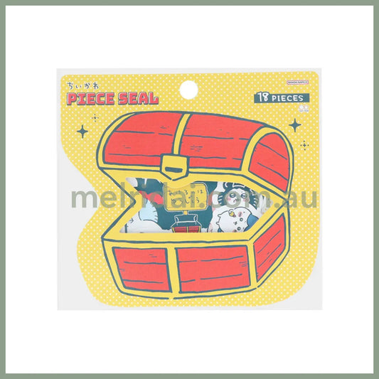 CHIIKAWA | Flake Sticker Seal 18pcs (River Comic Scene Treasure)