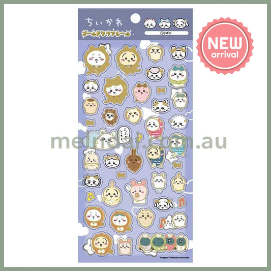 CHIIKAWA | Gold Clear Sticker 175×W90mm (Ribbon)