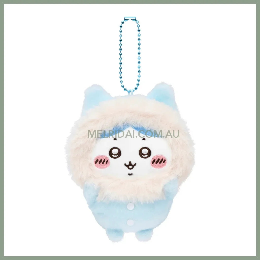 Chiikawa | Hachiware Fluffy Pajama Mascot Holder Plush Keychain H150 X W90 D65Mm