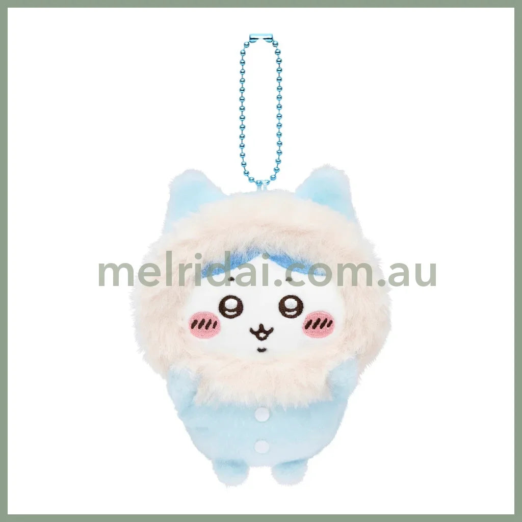 Chiikawa | Hachiware Fluffy Pajama Mascot Holder Plush Keychain H150 X W90 D65Mm