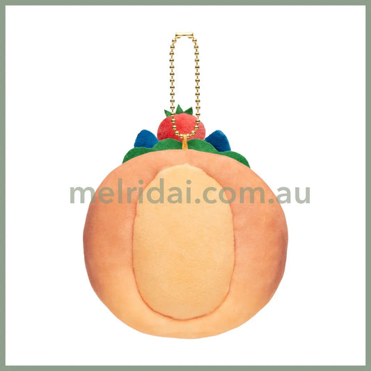 CHIIKAWA | Hachiware Mascot Holder Plush Keychain Bag Charm 120×100×50mm (Sandwich/Hot Dog)