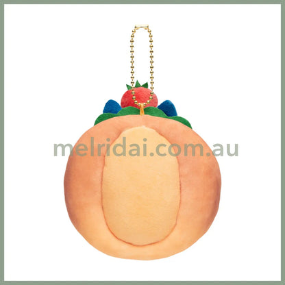 CHIIKAWA | Hachiware Mascot Holder Plush Keychain Bag Charm 120×100×50mm (Sandwich/Hot Dog)