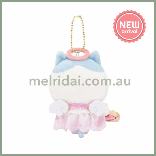 CHIIKAWA | Hachiware Mascot Holder Plush Keychain Bag Charm 120×115×80mm (Angel ♡ Demon)