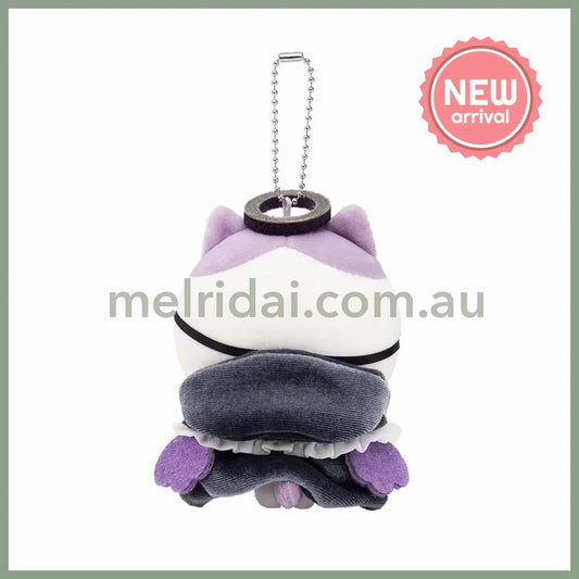 CHIIKAWA | Hachiware Mascot Holder Plush Keychain Bag Charm 120×115×80mm (Angel ♡ Demon)