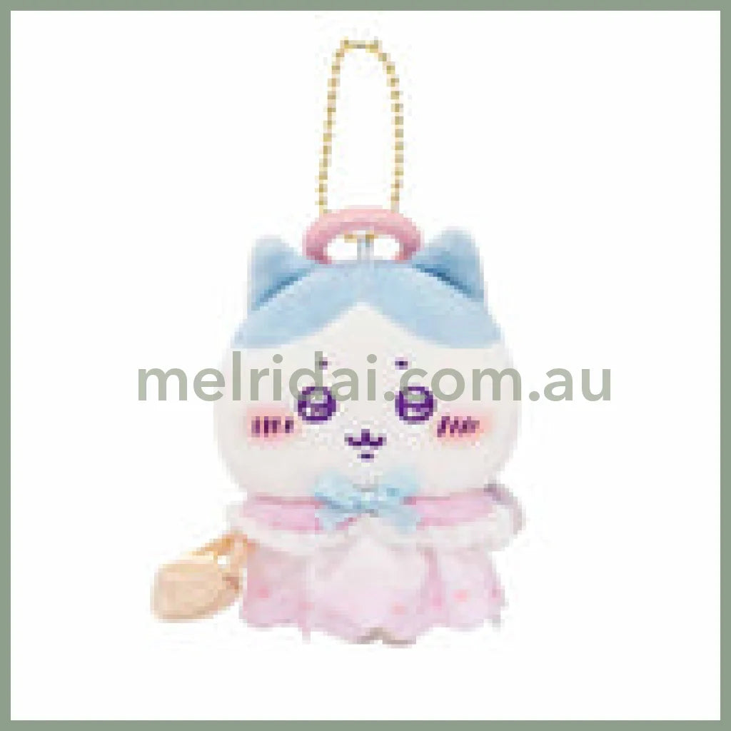 CHIIKAWA | Hachiware Mascot Holder Plush Keychain Bag Charm 120×115×80mm (Angel ♡ Demon)