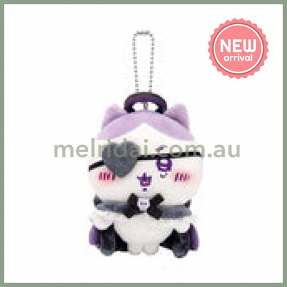 CHIIKAWA | Hachiware Mascot Holder Plush Keychain Bag Charm 120×115×80mm (Angel ♡ Demon)