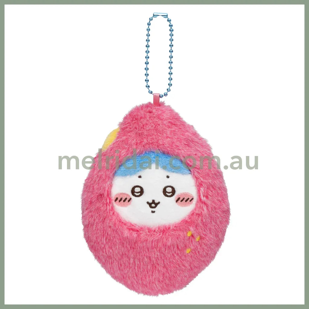 CHIIKAWA | Hachiware Mascot Holder Plush Keychain H125×W85×D40mm (Sweet Potato)