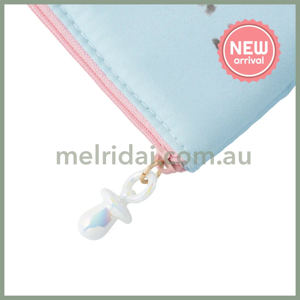 CHIIKAWA | Hachiware Pocket Tissue Pouch with Zipper 120x180x30mm (Chiikawa Baby)