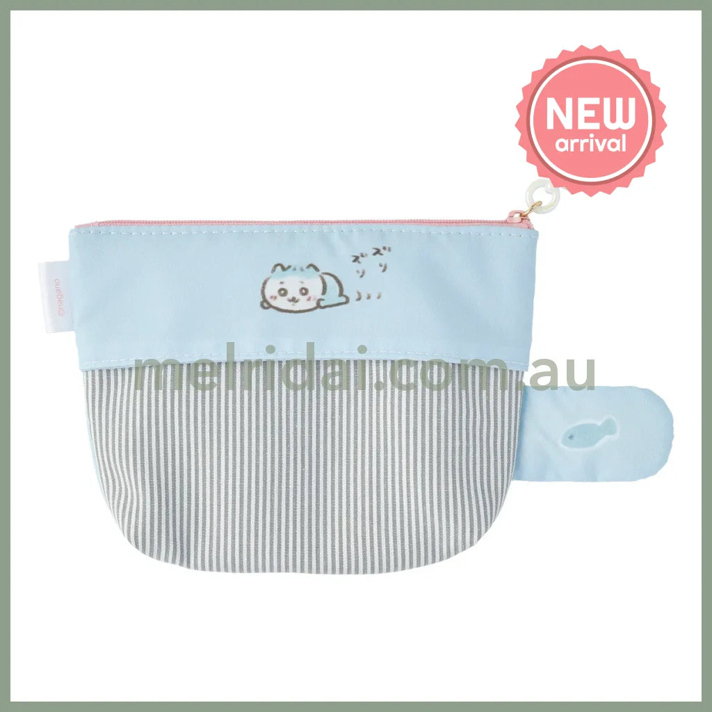 CHIIKAWA | Hachiware Pocket Tissue Pouch with Zipper 120x180x30mm (Chiikawa Baby)