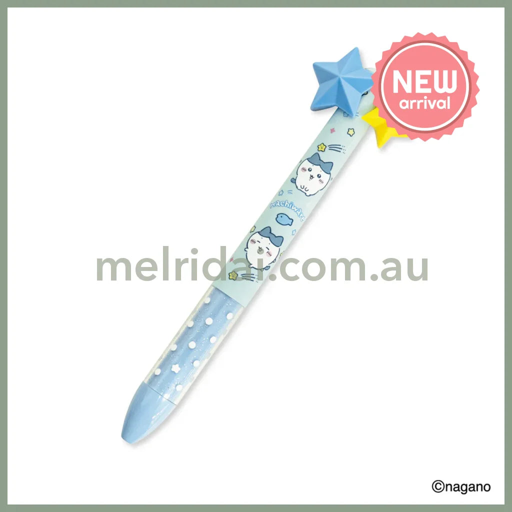 Chiikawa | Hachiware Two Color Mimi Pen Black & Red 0.5mm (Star Yellow)
