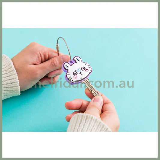 Chiikawa | Keychain H41.5 X W45Mm D8Mm 吉伊卡哇 橡胶钥匙圈/钥匙套装饰/钥匙链/挂件 Momonga 莫莫咖/飞鼠