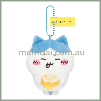 Chiikawa | Plush Mascot Holder Keychain H110×W85×D80Mm (Suppa・・・・・！！！！) Hachiware 八字喵/小八/小蓝