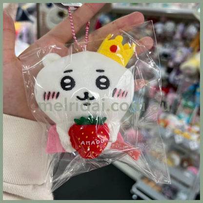 Chiikawa | Limited Plush Mascot 10Cm 小可爱吉伊卡哇 地域限定 福冈草莓系列 毛绒玩偶挂件/包挂 Chiikawa吉伊/小白