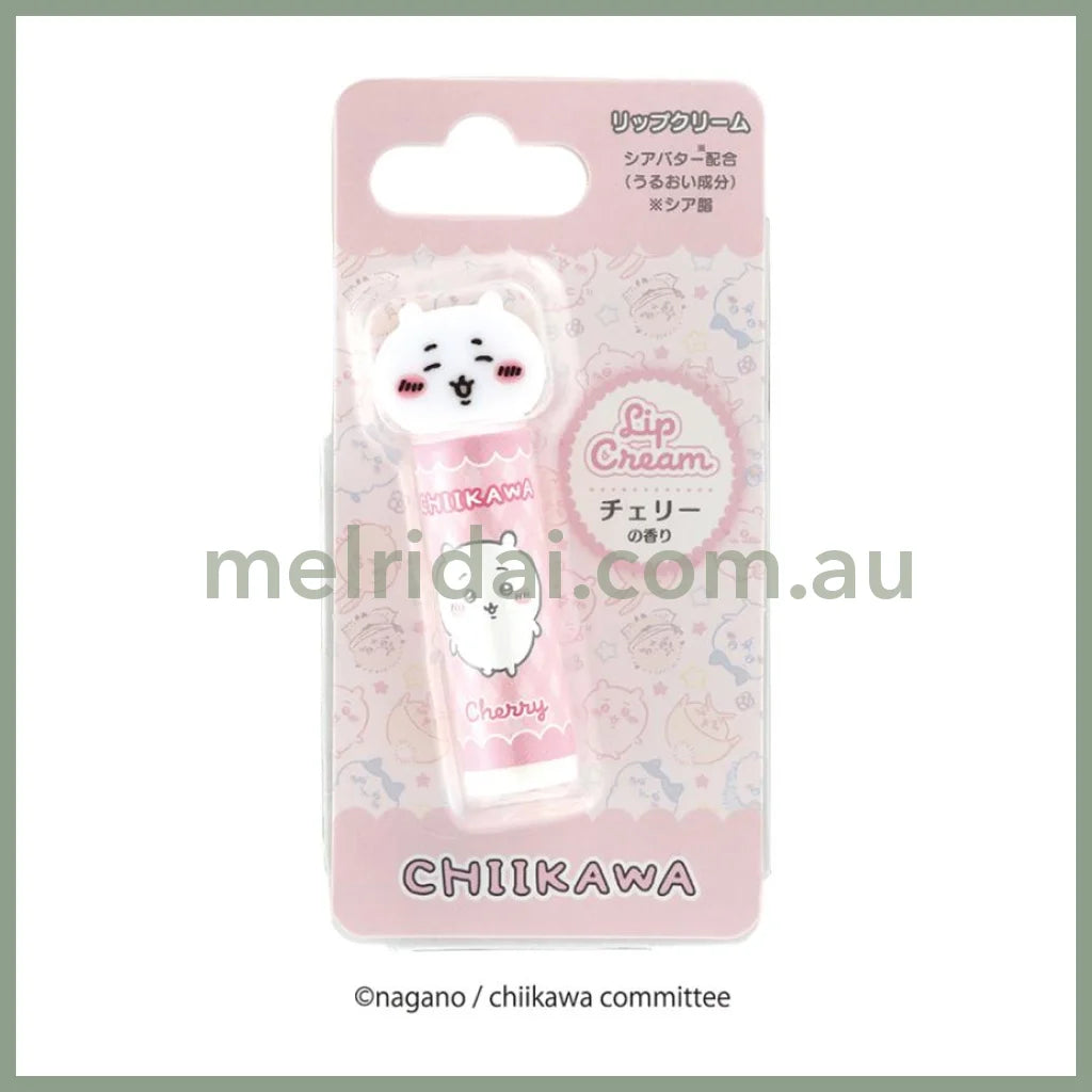 CHIIKAWA | Chiikawa Lip Cream Lip Balm with Mascot 4g (Cherry Flavour)