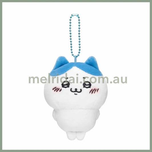 Chiikawa | Mascot Holder Plush Keychain (Hachiware) H110×W90×D55Mm 吉伊卡哇 玩偶挂件/包挂/钥匙链（坏笑小八）
