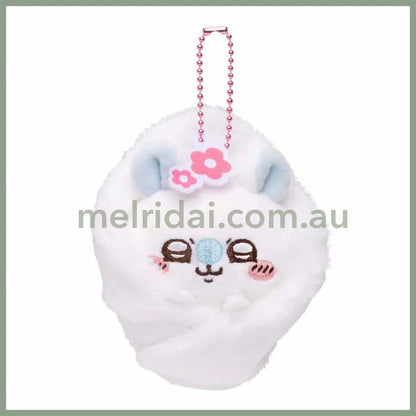 Chiikawa | Mascot Holder Plush Keychain (Momonga) H115×W100×D50Mm 吉伊卡哇 飞鼠/莫莫咖 玩偶挂件/包挂/钥匙链（襁褓婴儿）