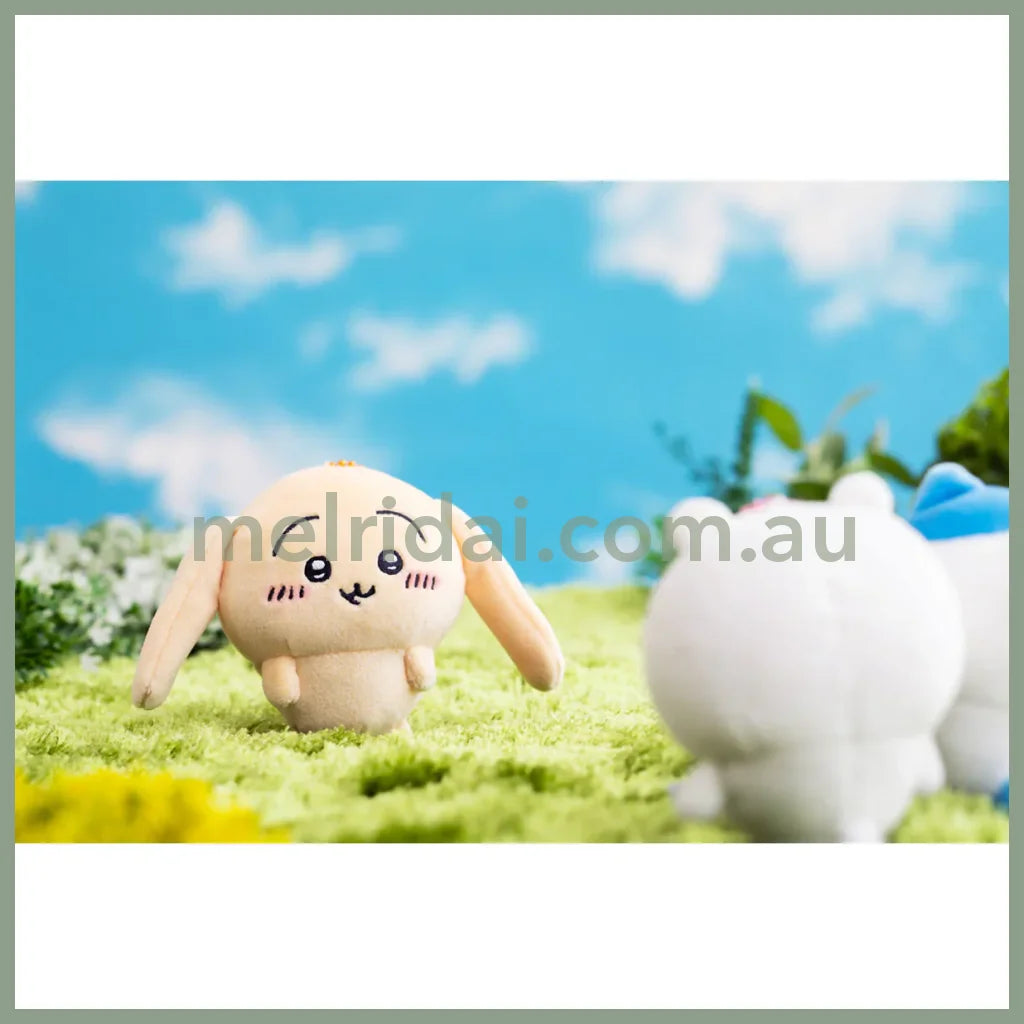 Chiikawa | Mascot Holder Plush Keychain (Usagi) H105×W140×D60Mm 吉伊卡哇 玩偶挂件/包挂/钥匙链（垂耳兔乌萨奇）