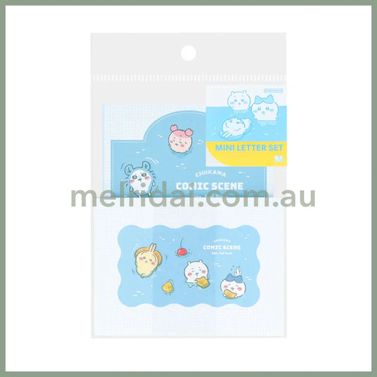 CHIIKAWA | Mini Letter Set (River Comic Scene Cider Fruit Punch)