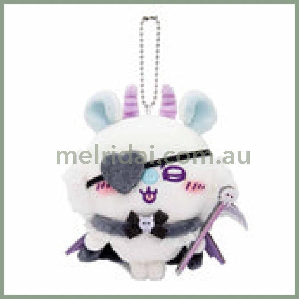 CHIIKAWA | Momonga Mascot Holder Plush Keychain Bag Charm 120×115×80mm (Angel ♡ Demon)