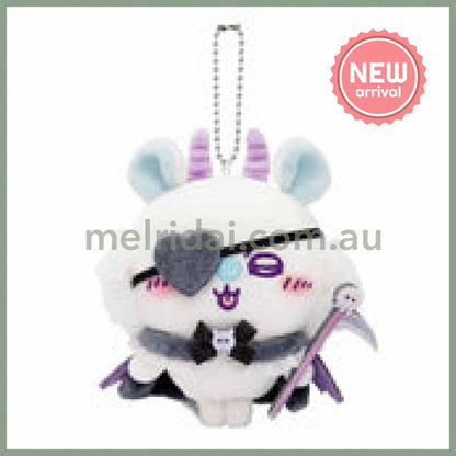 CHIIKAWA | Momonga Mascot Holder Plush Keychain Bag Charm 120×115×80mm (Angel ♡ Demon)