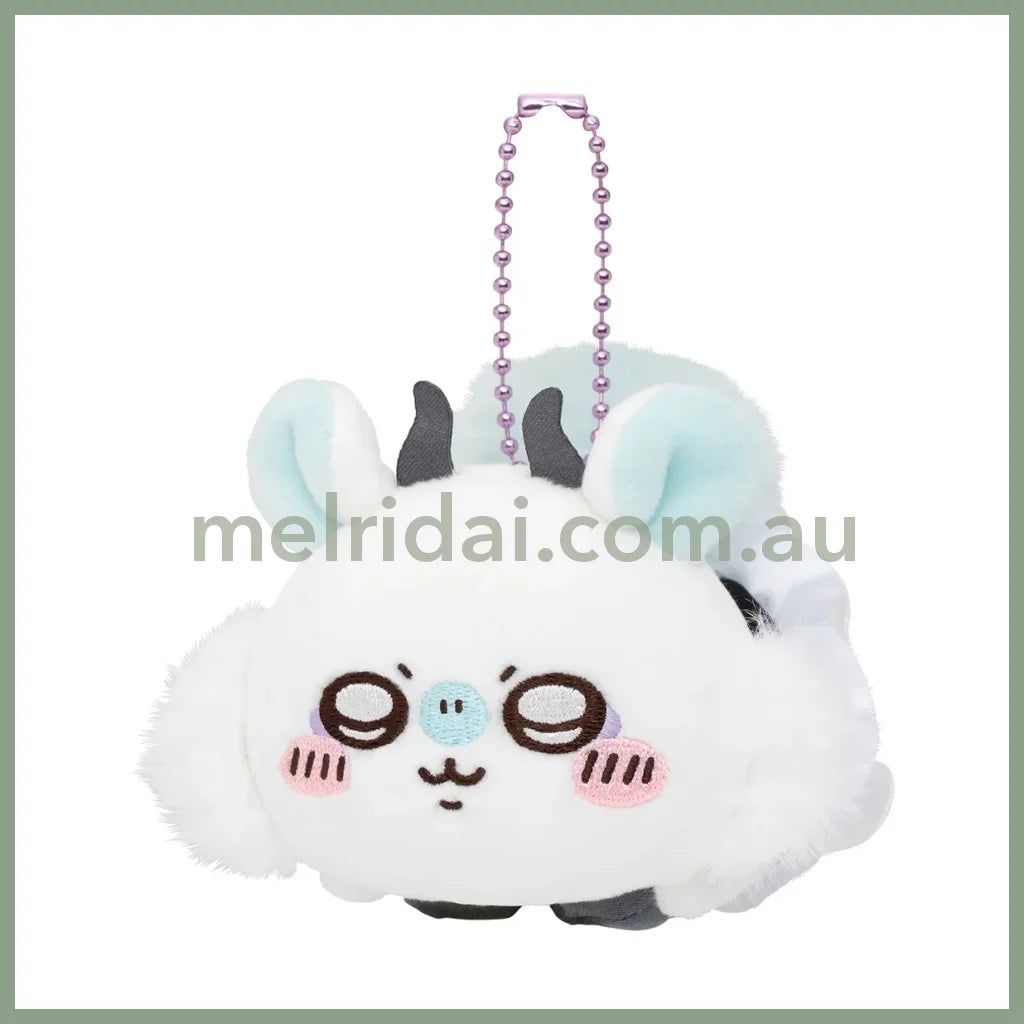 CHIIKAWA | Momonga Petit Mini Mascot Holder H75×W65×D90mm (Magical Chiikawa Laying down)