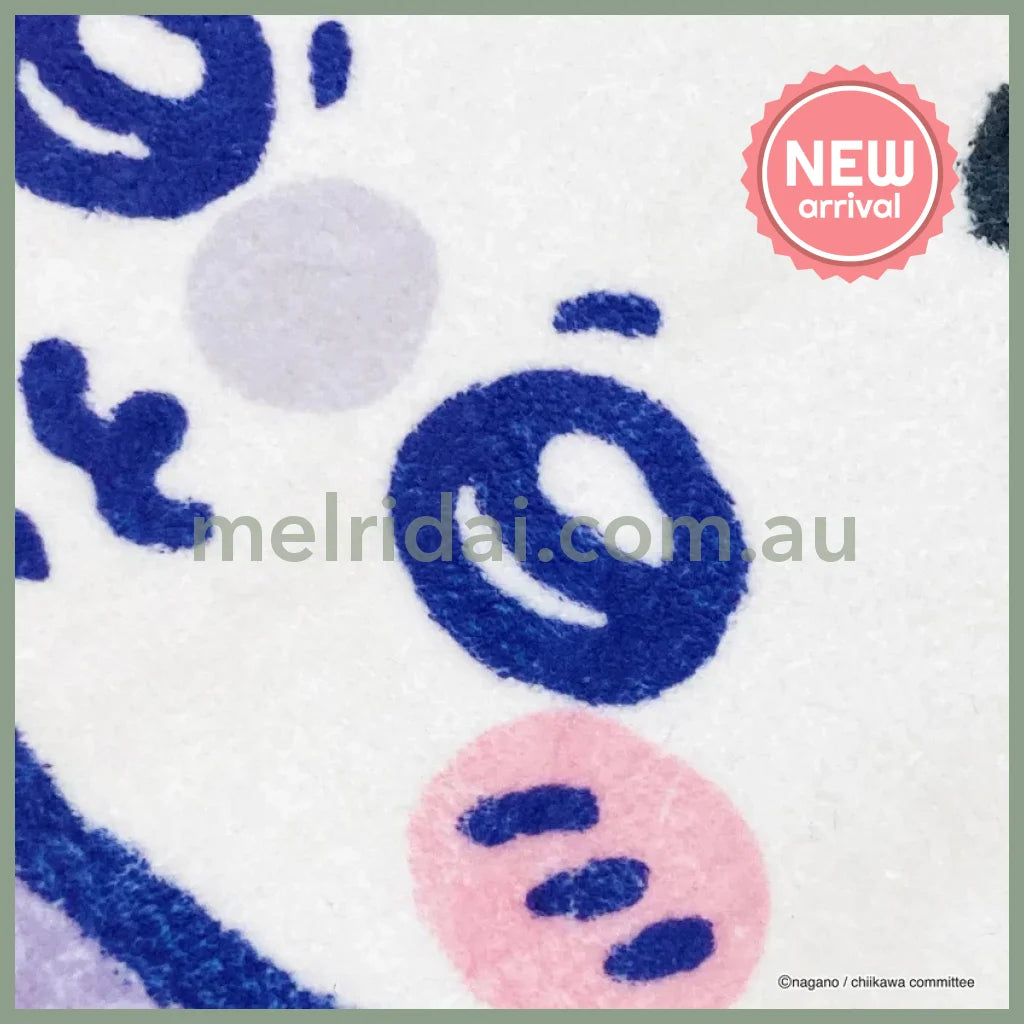 CHIIKAWA | Momonga Ribbon Die-cut Fluffy Floor Mat H330×W400×D5mm