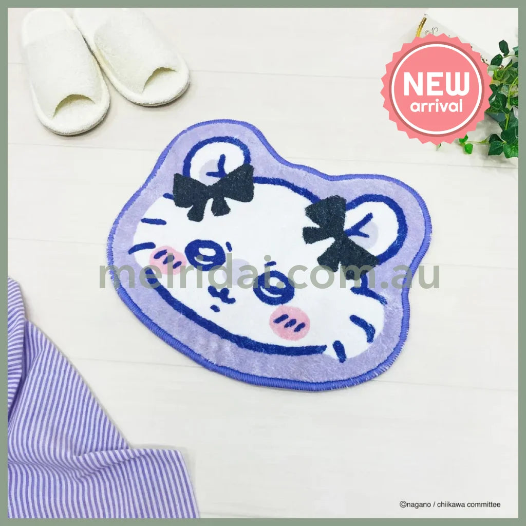 CHIIKAWA | Momonga Ribbon Die-cut Fluffy Floor Mat H330×W400×D5mm