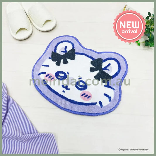CHIIKAWA | Momonga Ribbon Die-cut Fluffy Floor Mat H330×W400×D5mm