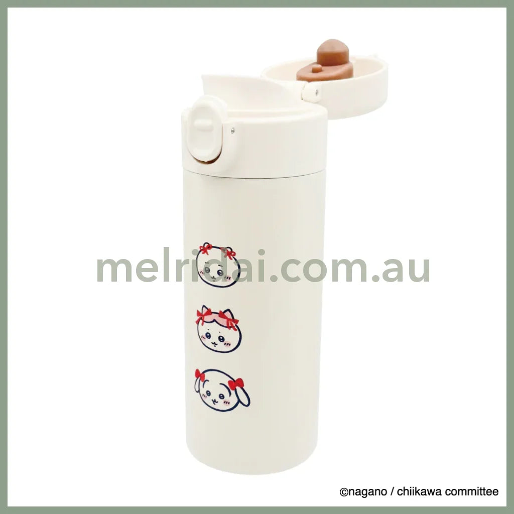 CHIIKAWA | One-Touch Stainless Bottle 350ml (Ribbon)