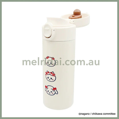 CHIIKAWA | One-Touch Stainless Bottle 350ml (Ribbon)