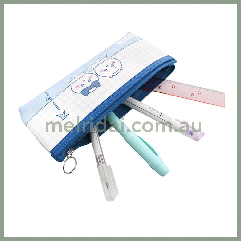 Chiikawa | Pen Case/Pouch Pu // W210×H80×D10Mm Blue