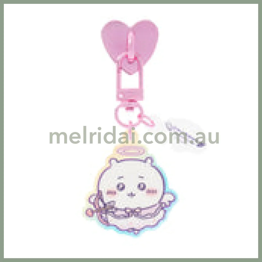 CHIIKAWA | Chiikawa Phone Holder Keychain with Key Ring Charm 100×55mm (Angel ♡ Demon)