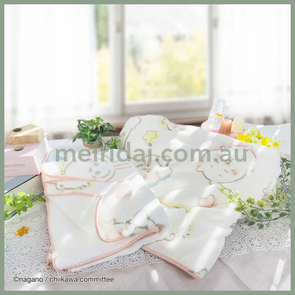 Chiikawa | Quick-Drying Bath Towel (Heart & Star) H750×W1500Mm