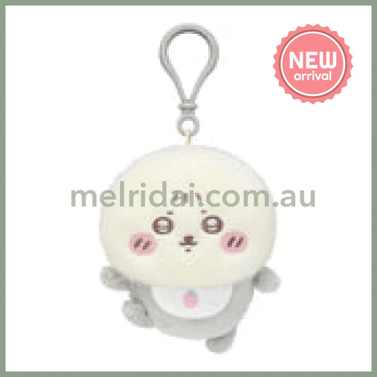 CHIIKAWA | Rakko Mascot Holder Plush Keychain Bag Charm 100×90×50mm (Chiikawa Baby)