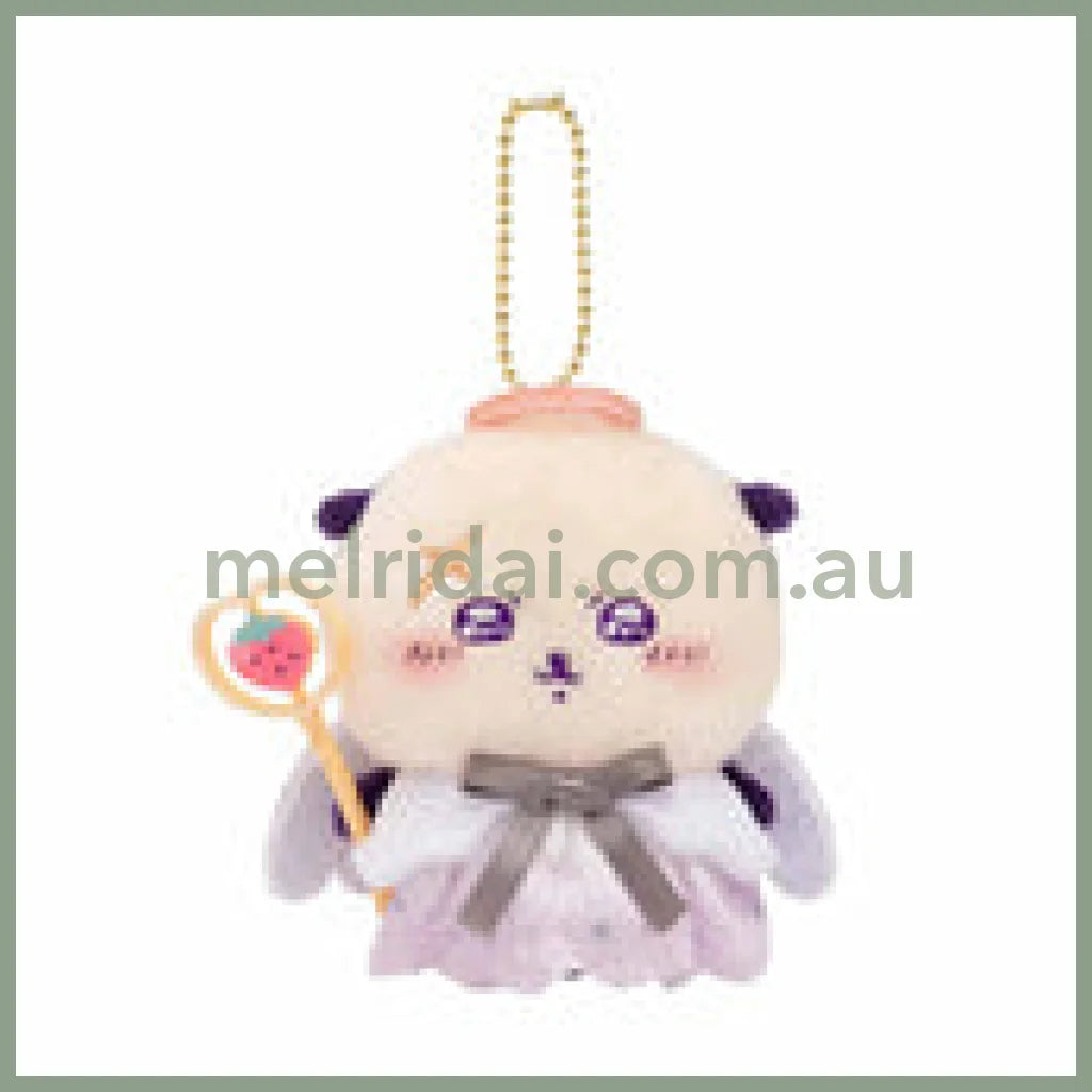 CHIIKAWA | Rakko Mascot Holder Plush Keychain Bag Charm 120×115×80mm (Angel ♡ Demon)