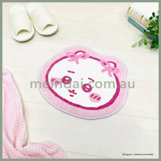 CHIIKAWA | Chiikawa Ribbon Die-cut Fluffy Floor Mat H330×W400×D5mm
